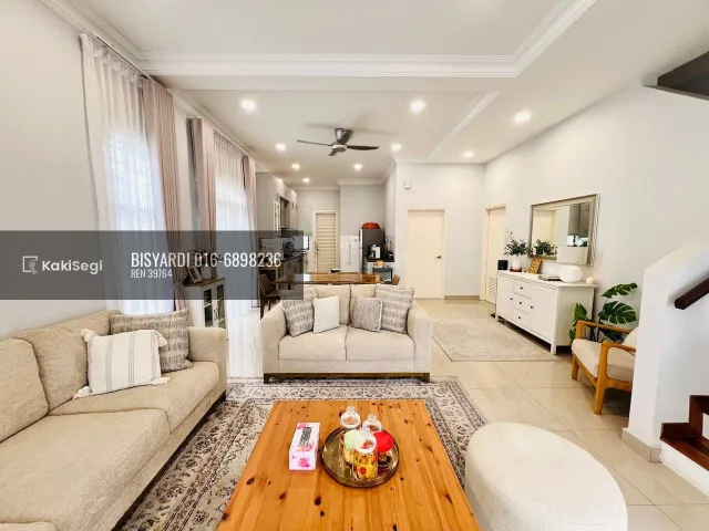 [Rare Unit] Teras 2 Tingkat End Lot Pentas 6 Alam Impian Shah Alam – Sedia Didiami & Bebas Menghadap Rumah Lain!