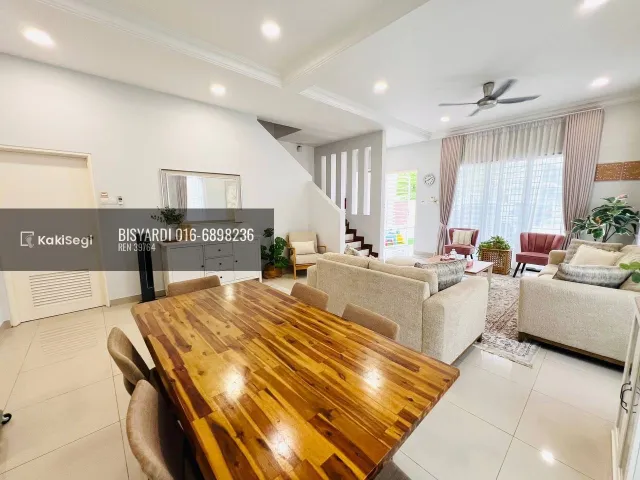 [Rare Unit] Teras 2 Tingkat End Lot Pentas 6 Alam Impian Shah Alam – Sedia Didiami & Bebas Menghadap Rumah Lain!