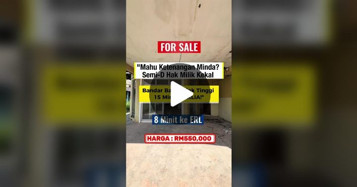 "Stress Cari Rumah Besar? Miliki Semi D Baru & Murah di Taman Dahlia, Salak Tinggi Sepang – Harga Runding Selesai!"