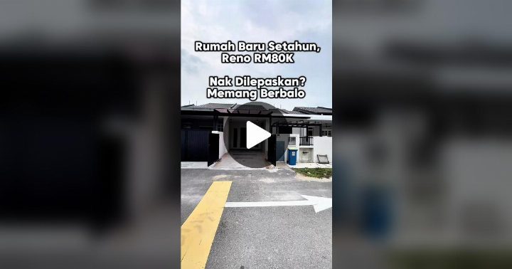 Rumah Teres 1 Tingkat Telok Panglima Garang (Taman Bentara) – Siap Reno RM80K+