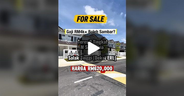 Rumah Teres Baru M Senyumia, Bandar Baru Salak Tinggi Sepang!